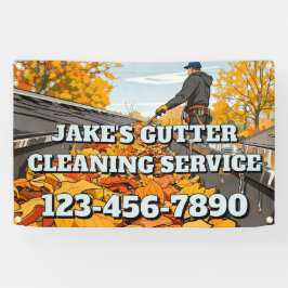 Customize Home Gutter Cleaning Business Promo Banner