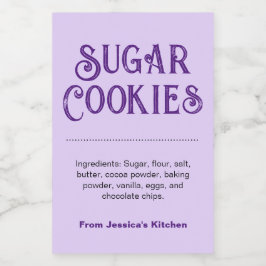 Customize Homemade label HM001_27rdv2 Lebensmitteletikett