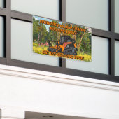 Customize Land Clearing Mulching Service Business Banner (Äußeres Gebäude)