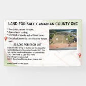 Customize Land Lot Property For Sale Logo Agent Banner (Horizontal)