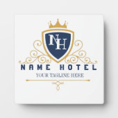 Customize Luxury hotel business company LOGO Fotoplatte (Vorderseite)