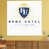 Customize Luxury hotel business company LOGO Leinwanddruck (Insitu (Wohnzimmer))