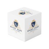 Customize Luxury hotel business or restaurant logo Würfel (Rückseite Schrägansicht)