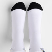 Customize Luxury hotel business orrestaurant logo Socken (Oben)