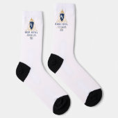 Customize Luxury hotel business orrestaurant logo Socken (Rechts)