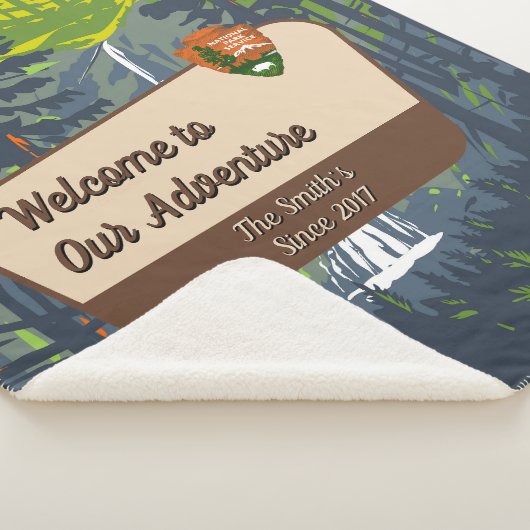 Customize Marymere Falls Family Camping Adventure Sherpadecke (3/4)