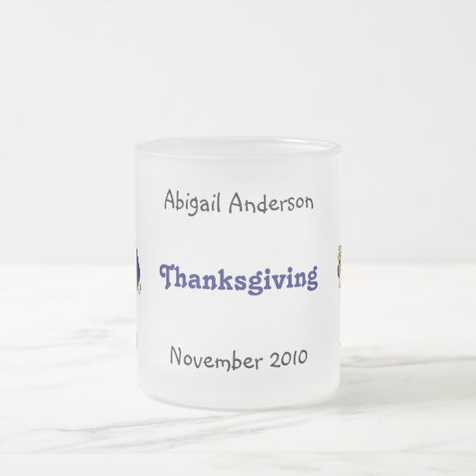 Customize Me — Erntedank Pilgrim (girl) Mattglastasse (Mittel)