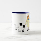 Customize Me - Kinderkrippe-Hirtenjunge Zweifarbige Tasse (Mittel)