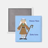 Customize Me — Kinderkrippe "Joseph" Magnet (Vorderseite/Rückseite)