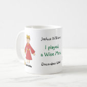 Customize Me - Kinderkrippen King / Wise Man Kaffeetasse (Vorderseite Links)