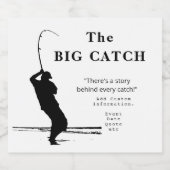 Customize Me - Klassischer Fisherman Sparkling Schaumweinetikett (Einzelnes Label)