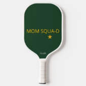 Customize Mom Squad Pickleball Cute Cool Name Gift Schläger (Rückseite)