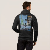 Customize New York City Liberty Statue Nyc Hoodie (Schwarz voll)