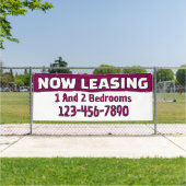 Customize Now Leasing 1 And 2 Bedrooms  Banner (InSitu)