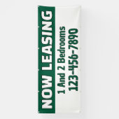 Customize Now Leasing 1 And 2 Bedrooms Banner (Vertikal)