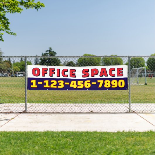 Customize Office Space Available Business Banner (Insitu)