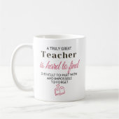 Customize personalized name teacher mug kaffeetasse (Links)
