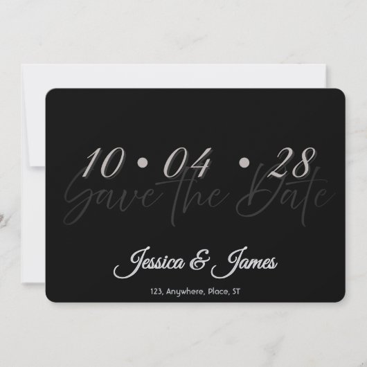 Customize  Personalized Save the Date (Vorderseite)