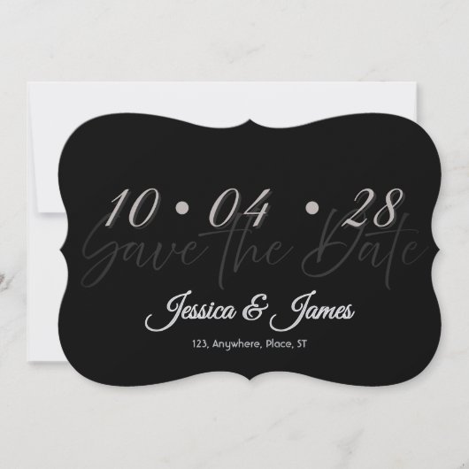 Customize  Personalized Save the Date (Vorderseite)