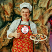 Customize Pizza Restaurant Detailed Pizza Chef Schürze