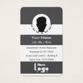 Customize plastic employee ID card (Vorderseite)