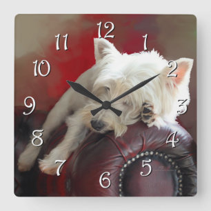 Customize Product Quadratische Wanduhr