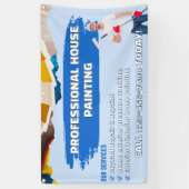 Customize Professional House Painting Picture & Lo Banner (Vertikal)