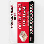 Customize Retail Space For Lease Company Logo Buil Banner (Vertikal)