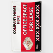 Customize Retail Space For Lease Company Logo Buil Banner (Vertikal)