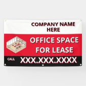 Customize Retail Space For Lease Company Logo Buil Banner (Horizontal)