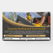 Customize Roofing Service Business Detailed 2 Banner (Horizontal)