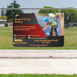 Customize Roofing Service Business Detailed Banner
