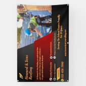 Customize Roofing Service Business Detailed Banner (Vertikal)