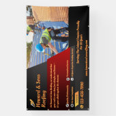 Customize Roofing Service Business Detailed Banner (Vertikal)