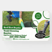 Customize Septic Tank Cleaning Service Detailed  Banner (Horizontal)
