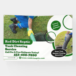 Customize Septic Tank Cleaning Service Detailed  Banner