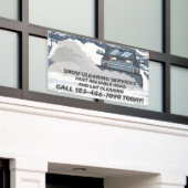 Customize Snow Clearing Plow Business Banner (Äußeres Gebäude)