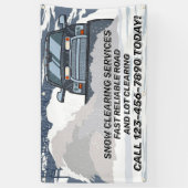 Customize Snow Clearing Plow Business Banner (Vertikal)
