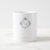 Customize the names, initials and phrase Love Coff Jumbo-Tasse (Vorderseite)