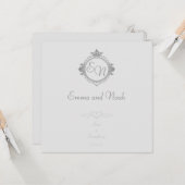 Customize the names, initials and phrase Love Karte (Vorderseite/Rückseite Beispiel)