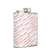 Customize This! Add Your Art or Photograph Flachmann (Rechts)