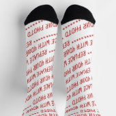 Customize This! Add Your Art or Photograph Socken (Oben)