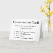 Customize this Card! Karte (Gelbe Blume)