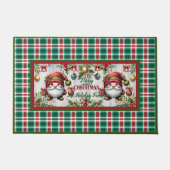 Customize This Cute Christmas Doormats with Gnomes Fußmatte (Vorderseite)