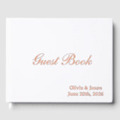 Customize Three Color Gästebuch (Vorderseite)