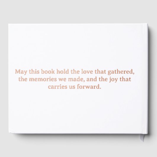 Customize Three Color Gästebuch (Rückseite)