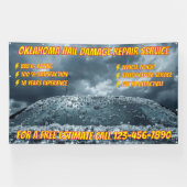 Customize Vehicle Hail Damage Repair Business Larg Banner (Horizontal)