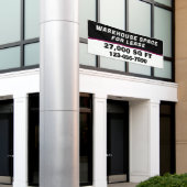 Customize Warehouse Space For Lease Business Banner (Äußeres Gebäude)