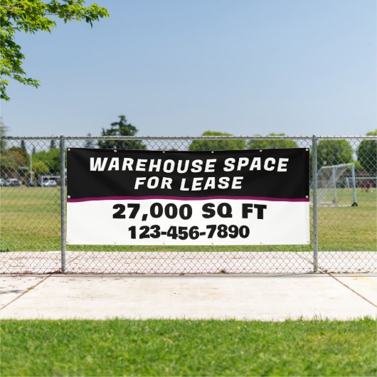 Customize Warehouse Space For Lease Business Banner (InSitu)