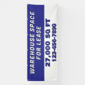 Customize Warehouse Space For Lease Business Banner (Vertikal)